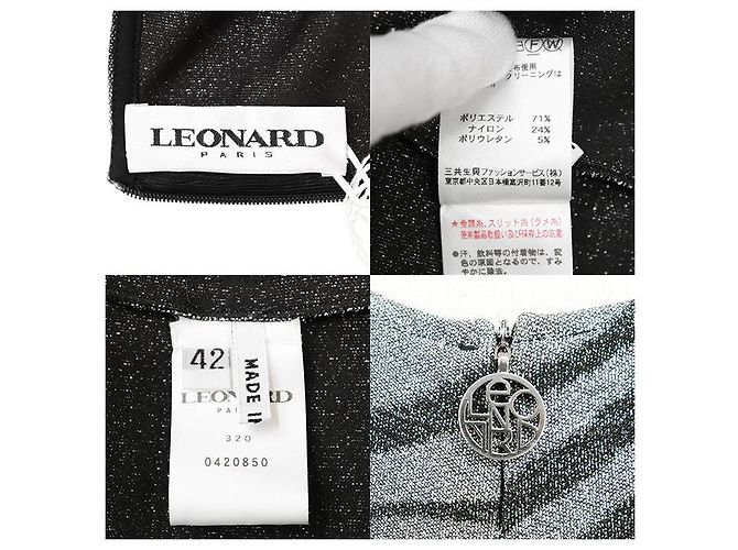Leonard Kleid aus metallischem Stretch-Jersey - Ansicht 10