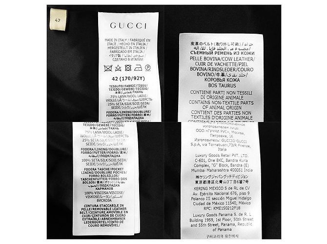 Chaqueta Gucci de lana y seda - vista 10
