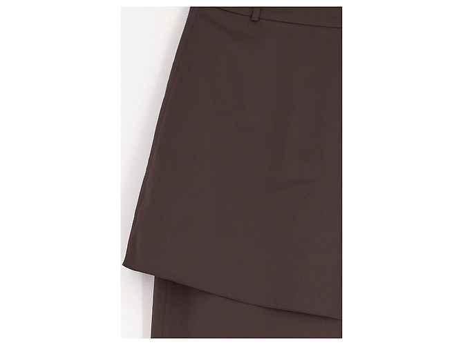 Autre Marque Weite braune Hose - Ansicht 4