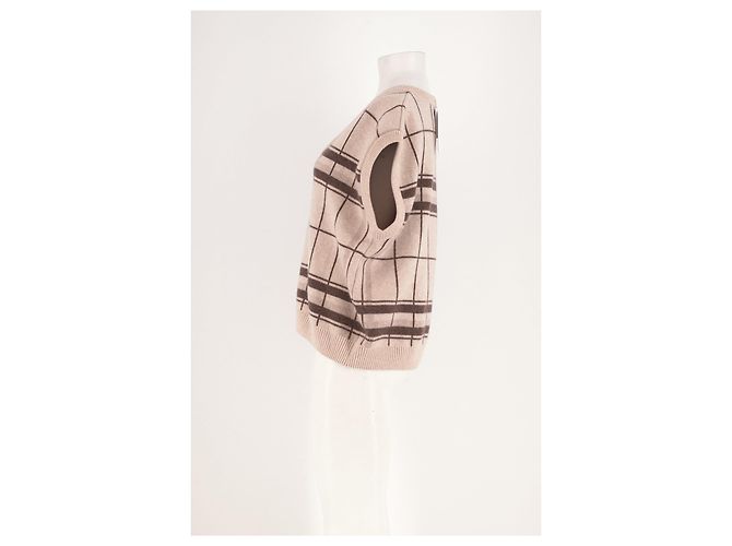 Anine Bing Jersey de cachemira beige - vista 3