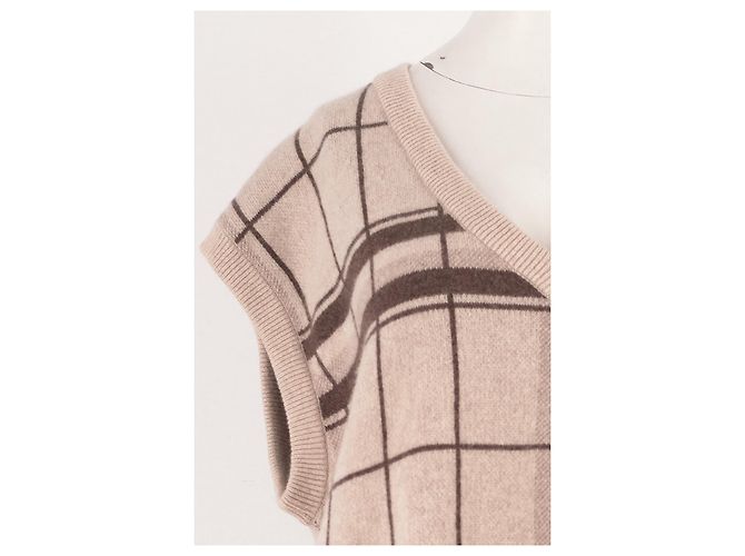 Anine Bing Jersey de cachemira beige - vista 6