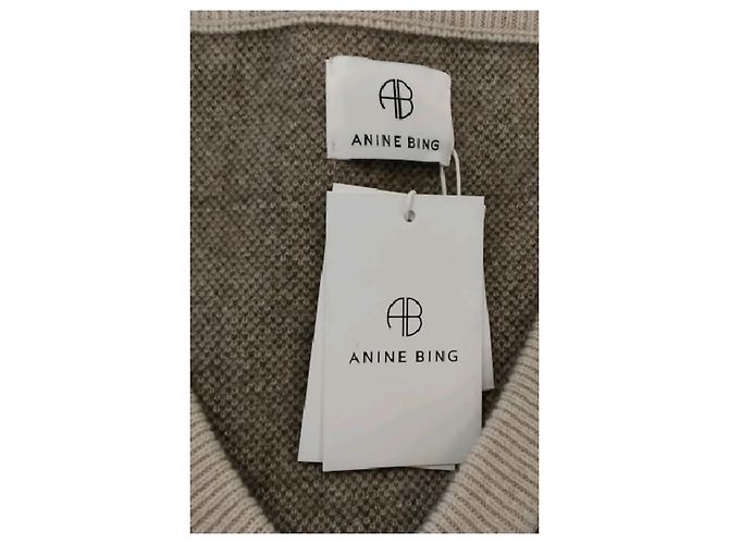 Anine Bing Jersey de cachemira beige - vista 7
