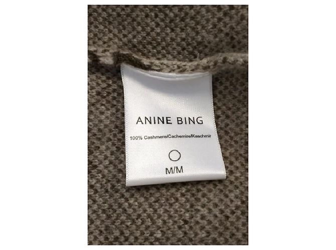 Anine Bing Jersey de cachemira beige - vista 8