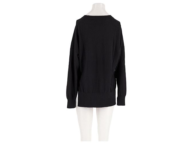 Laurence Bras Wollpullover Schwarz - Ansicht 2