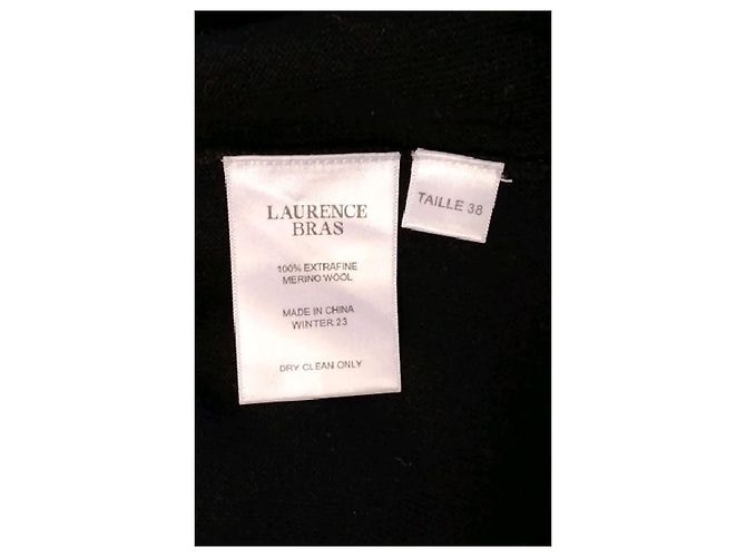 Laurence Bras Wollpullover Schwarz - Ansicht 8