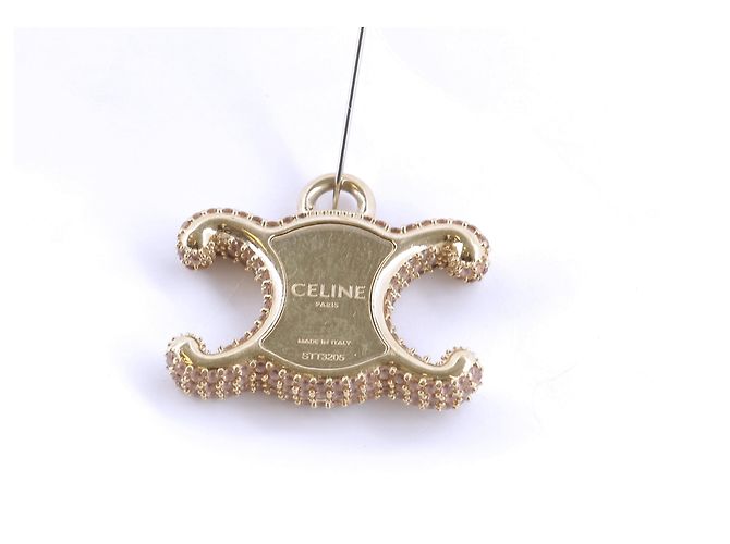 Céline Anhänger in Goldoptik mit Strass - Ansicht 2