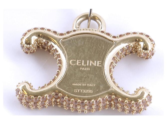 Céline Anhänger in Goldoptik mit Strass - Ansicht 3