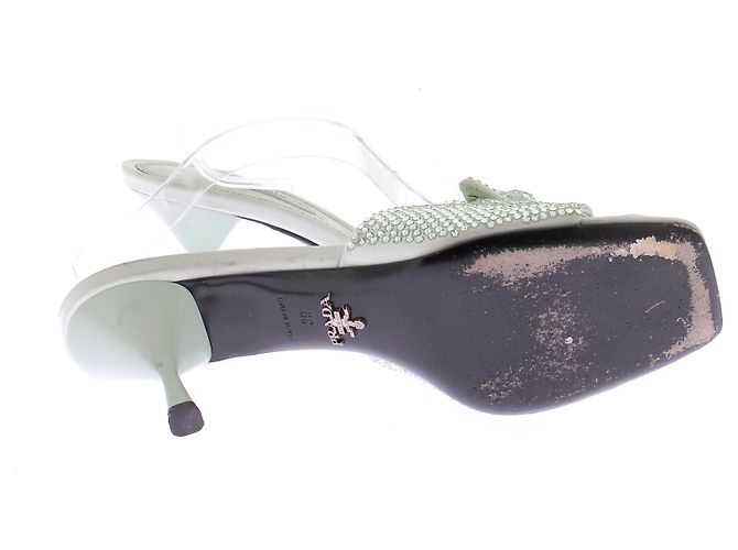 Prada Mules mit Strass in Minzgrün - Ansicht 7