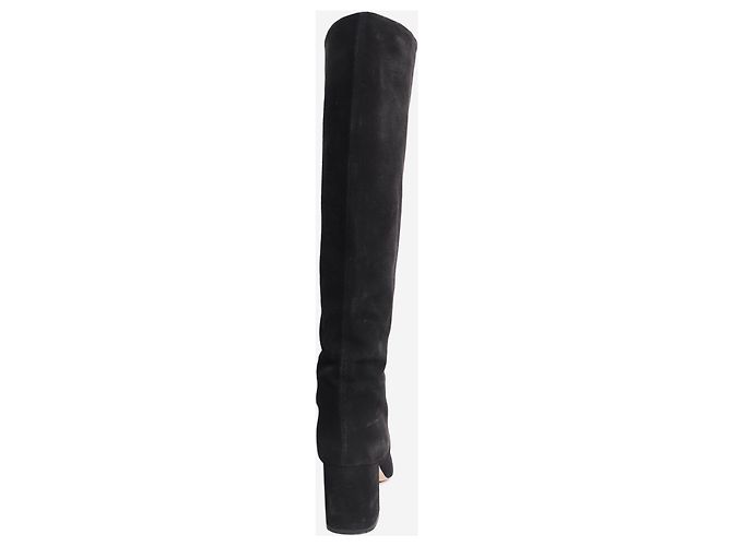 Paris Texas Botas altas Anja de ante negro - talla EU 38.5 - vista 3
