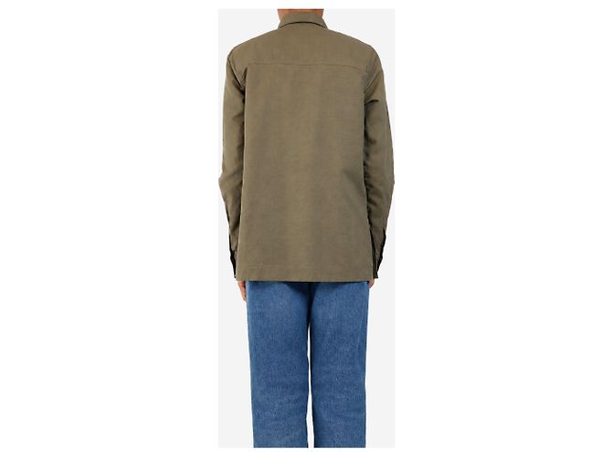 Autre Marque Camisa de lino marrón - size UK 6 - vista 2