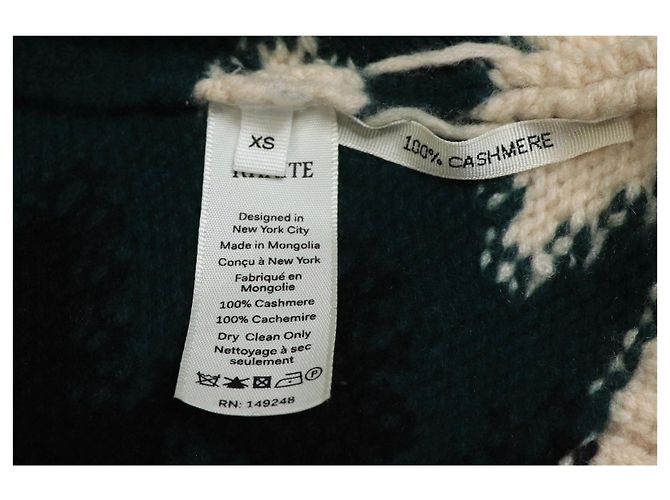Khaite Lima Intarsia-Zickzack-Kaschmirpullover mehrfarbig - size XS - Ansicht 3