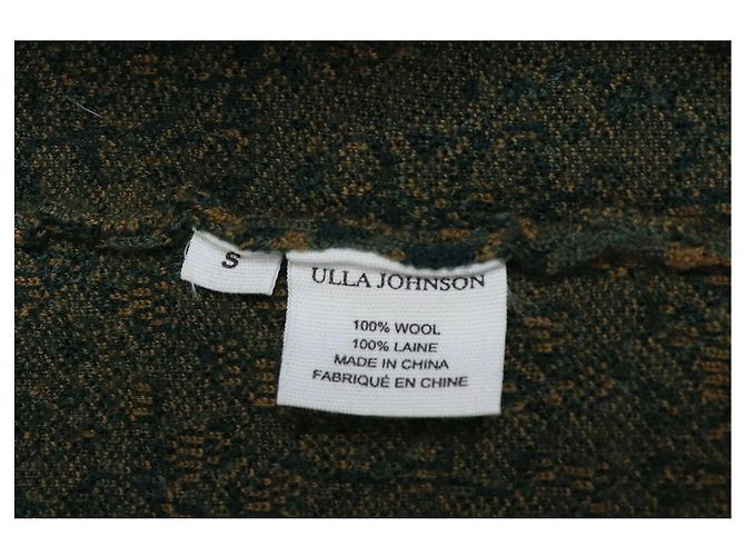 Ulla Johnson Gemma Puff-Sleeve-Jumper aus Python-Jacquard in Grün - Größe S - Ansicht 3