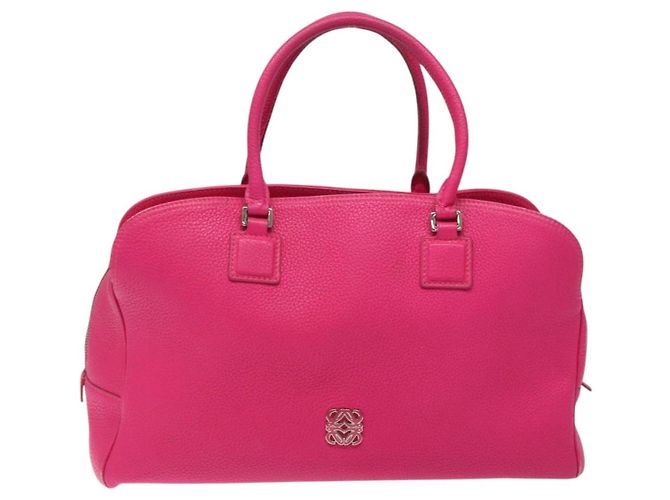 LOEWE Anagram Handtasche Leder Rosa Gold - Ansicht 13