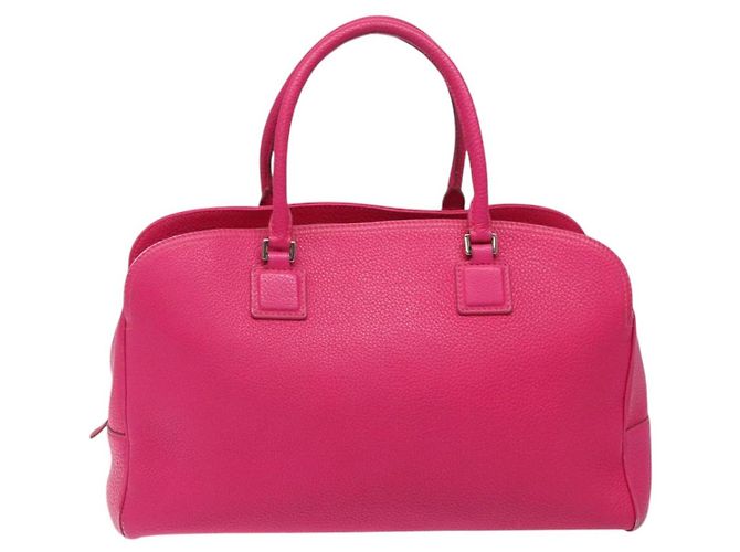 LOEWE Anagram Handtasche Leder Rosa Gold - Ansicht 2