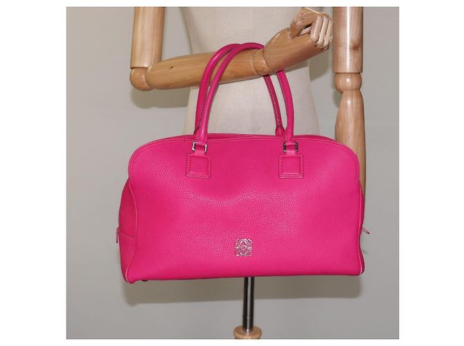 LOEWE Anagram Handtasche Leder Rosa Gold - Ansicht 23