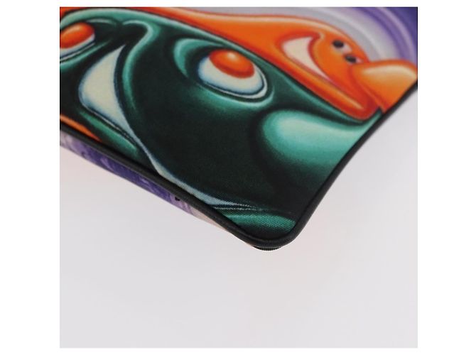 Christian Dior Pouch Nylon Orange Silver - vista 14