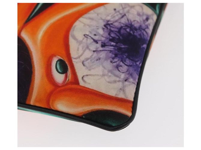 Christian Dior Pouch Nylon Orange Silver - vista 15