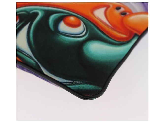 Christian Dior Pouch Nylon Orange Silver - vista 16