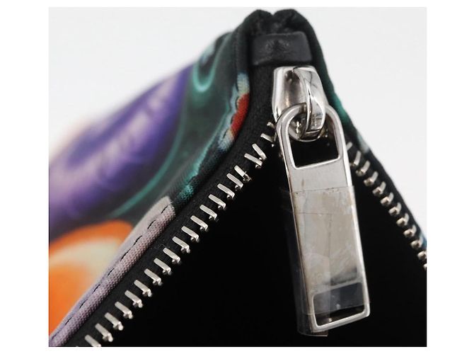 Christian Dior Pouch Nylon Orange Silver - vista 9