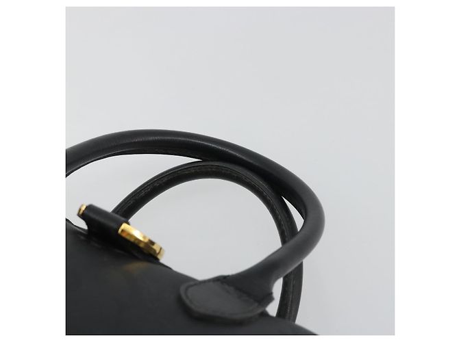 Christian Dior Trotter Canvas Hand Bag PVC Navy Gold - vista 14