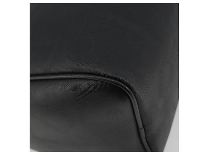 Christian Dior Trotter Canvas Hand Bag PVC Navy Gold - vista 17
