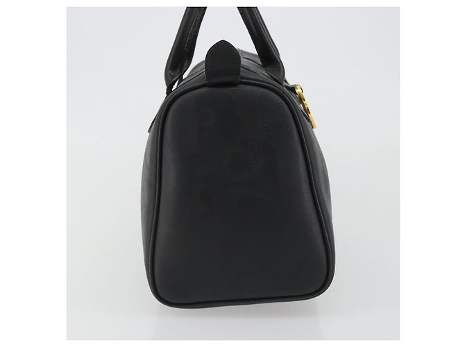 Christian Dior Trotter Canvas Hand Bag PVC Navy Gold - vista 3