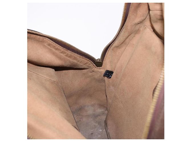 GUCCI GG Supreme Web Sherry Line Backpack PVC Bengal Beige 428027 - vista 23