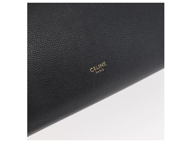 Céline CELINE Belt bag Hand Bag Leather 2way Black Gold - vista 19