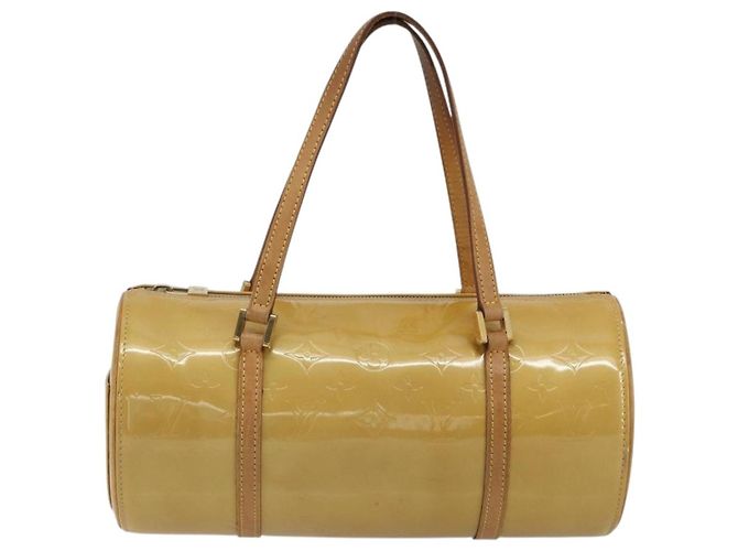 LOUIS VUITTON Monogram Vernis Bedford Hand Bag Beige M91006 LV - vista 13