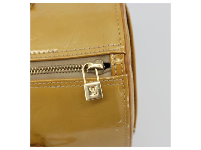 LOUIS VUITTON Monogram Vernis Bedford Hand Bag Beige M91006 LV - vista 18