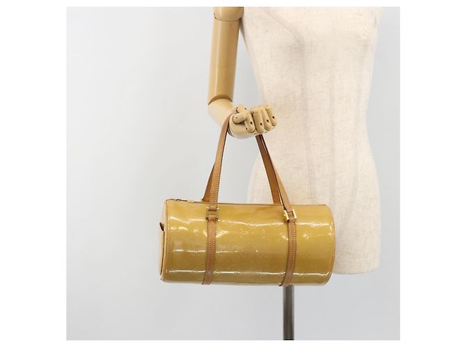 LOUIS VUITTON Monogram Vernis Bedford Hand Bag Beige M91006 LV - vista 21