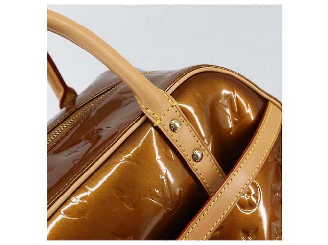 LOUIS VUITTON Monogram Vernis Tompkins Square Bag Bronze M91103 LV - vista 18