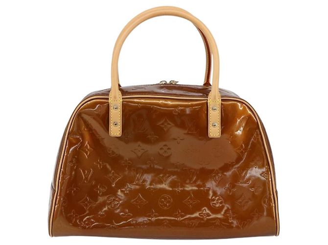 LOUIS VUITTON Monogram Vernis Tompkins Square Bag Bronze M91103 LV - vista 2