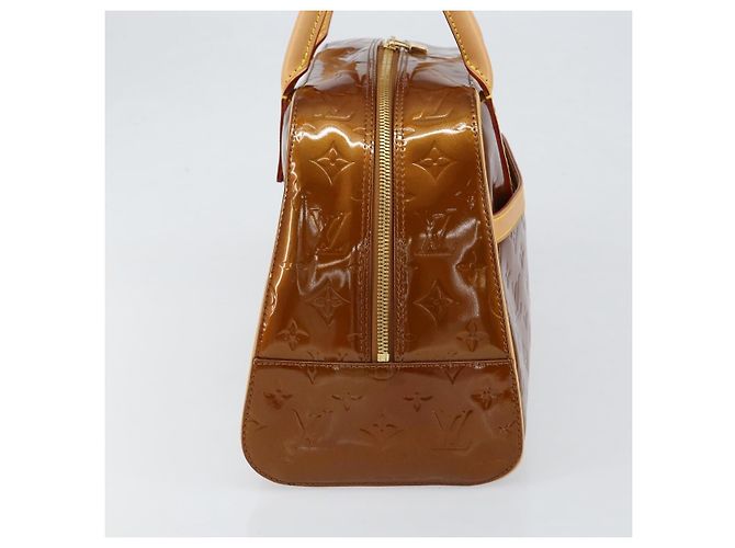 LOUIS VUITTON Monogram Vernis Tompkins Square Bag Bronze M91103 LV - vista 3