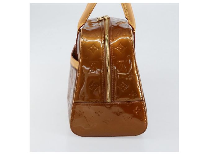 LOUIS VUITTON Monogram Vernis Tompkins Square Bag Bronze M91103 LV - vista 4