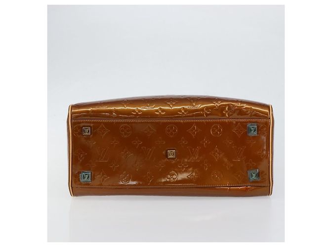 LOUIS VUITTON Monogram Vernis Tompkins Square Bag Bronze M91103 LV - vista 5