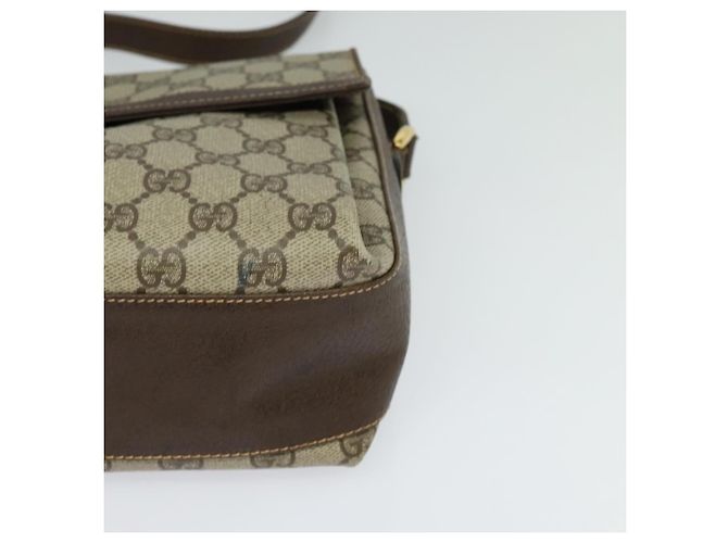 GUCCI GG Supreme Web Sherry Line Bag PVC Beige Gold 904 02 084 - vista 14