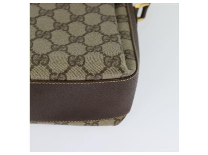 GUCCI GG Supreme Web Sherry Line Bag PVC Beige Gold 904 02 084 - vista 16