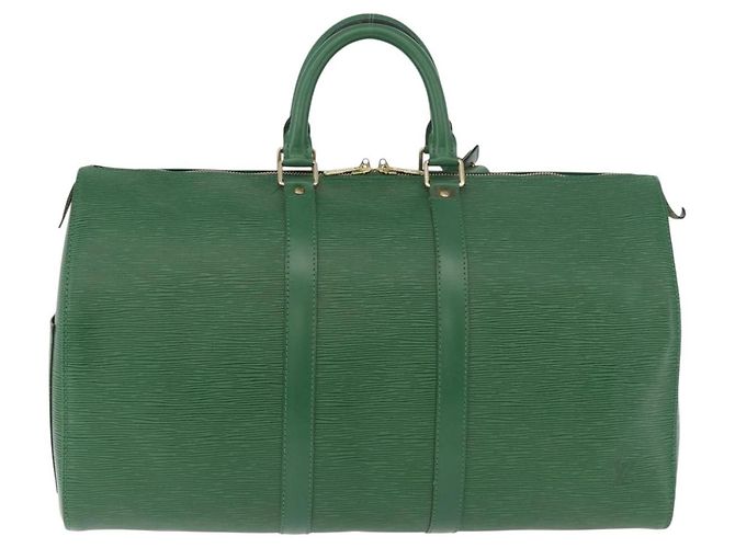 LOUIS VUITTON Epi Keepall 45 Boston Bag Green M42974 LV - vista 2