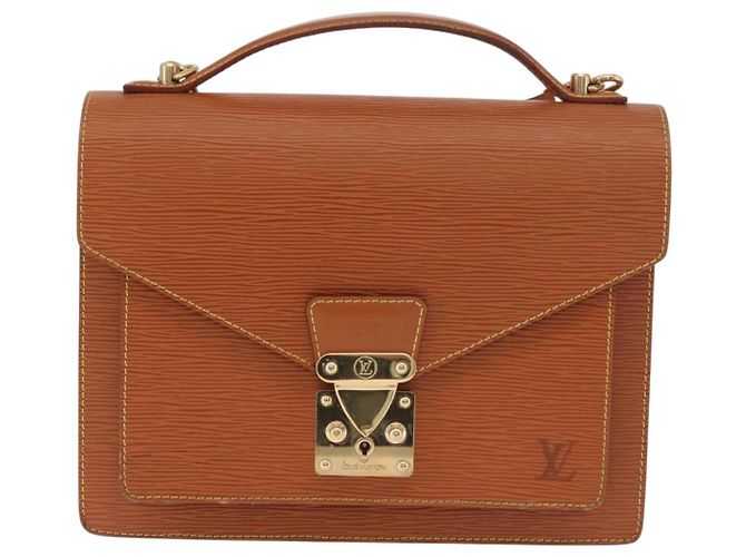 LOUIS VUITTON Epi Monceau 28 Hand Bag Zipangu Gold LV - vista 13