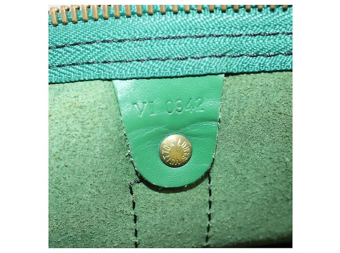 LOUIS VUITTON Epi Keepall 50 Boston Bag Green M42964 LV - vista 12
