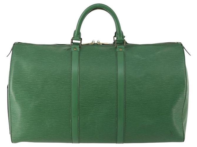 LOUIS VUITTON Epi Keepall 50 Boston Bag Green M42964 LV - vista 2