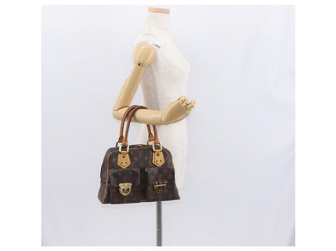 LOUIS VUITTON Monogram Manhattan PM Hand Bag M40026 LV - Ansicht 22
