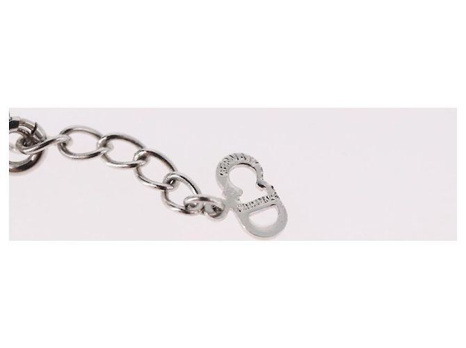 Christian Dior Rope Circle Logo Halskette Metall Silber - Ansicht 14