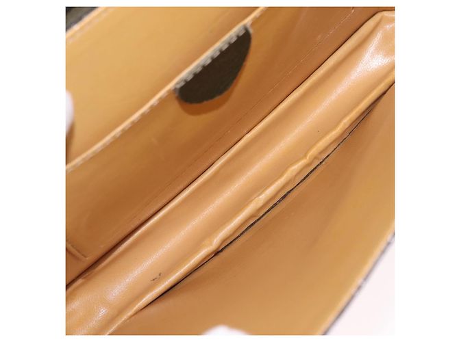 Céline CELINE Shoulder Bag Leather Khaki Gold - vista 11