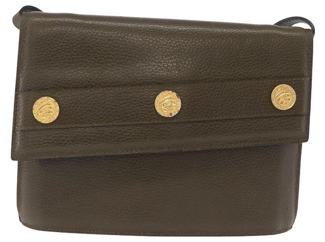 Céline CELINE Shoulder Bag Leather Khaki Gold - vista 13