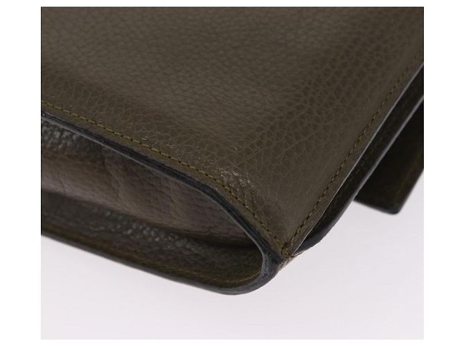 Céline CELINE Shoulder Bag Leather Khaki Gold - vista 19