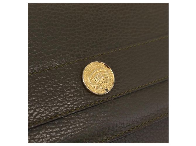 Céline CELINE Shoulder Bag Leather Khaki Gold - vista 20
