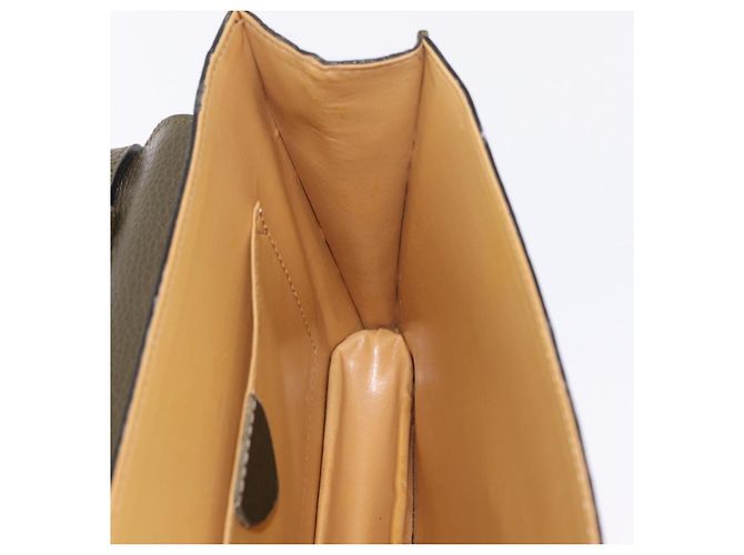 Céline CELINE Shoulder Bag Leather Khaki Gold - vista 23