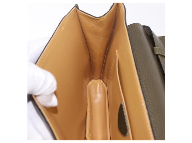 Céline CELINE Shoulder Bag Leather Khaki Gold - vista 24